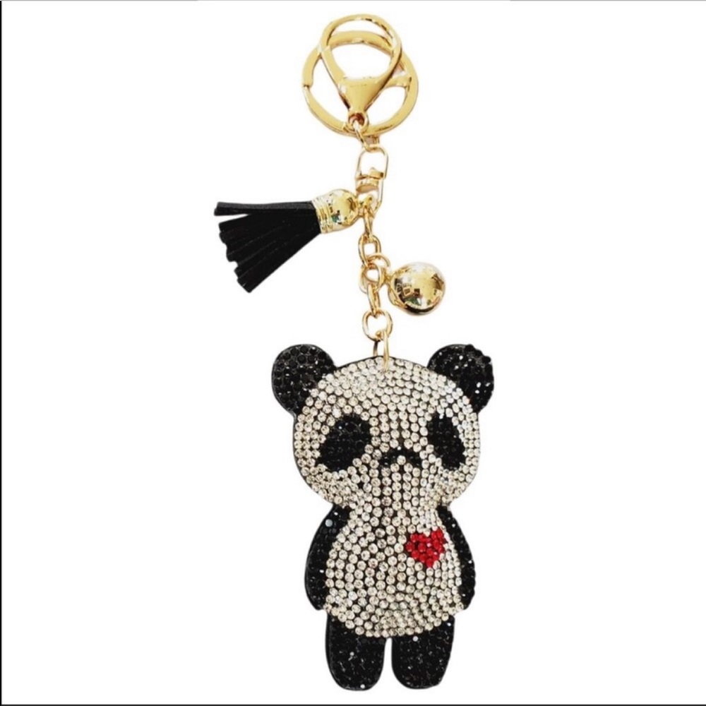 Panda Rhinestone Keychain/Purse Charm 🐼